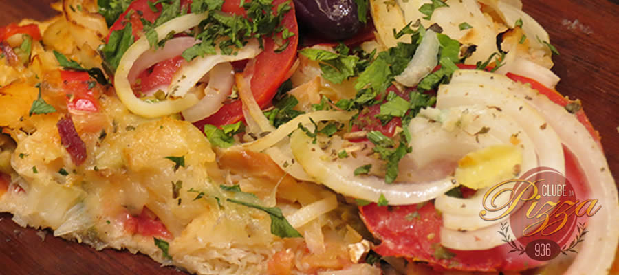 Pizza de Bacalhau Refogado